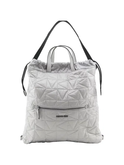 Michael Kors Winnie Drawstring Backpack In White