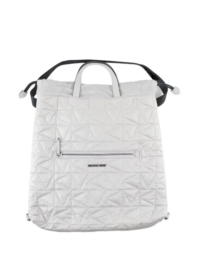 Michael Kors Winnie Drawstring Backpack In White