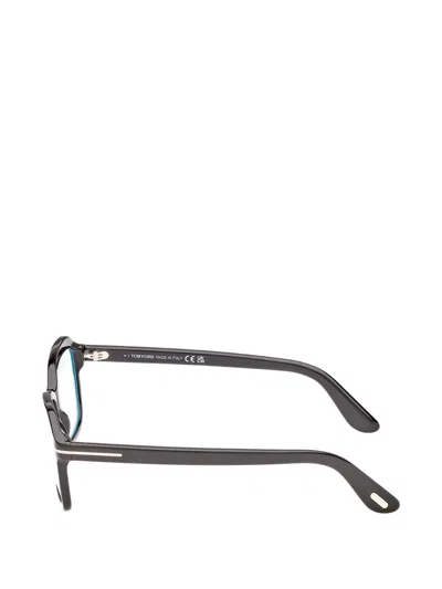 Tom Ford Rectangle-frame Glasses In Black
