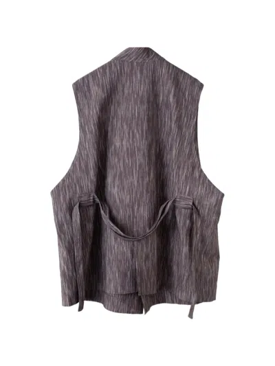 Jan-jan Van Essche Pocket Button Vest In Multi