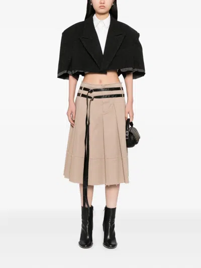 Vaquera Distressed Cropped Jacket In Black