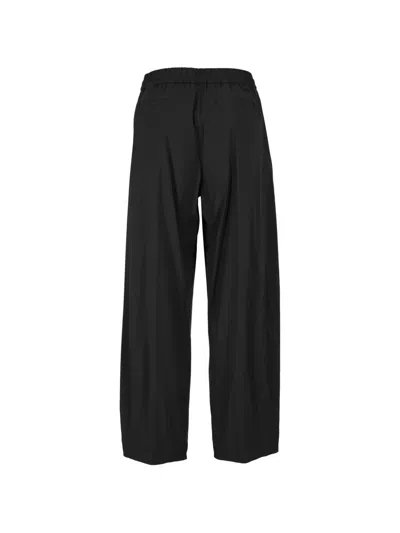 Herno Elasticated-waist Trousers In Black