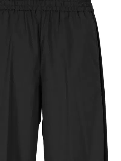 Herno Elasticated-waist Trousers In Black