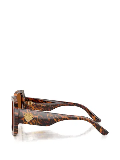Dolce & Gabbana Square-frame Sunglasses In Neutral