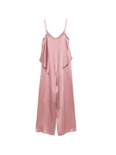 Antonelli Spaghetti Strap Bodysuit In Pink