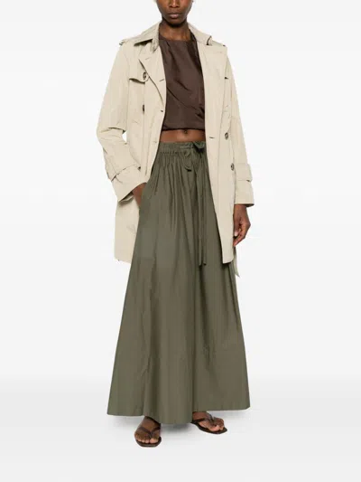 Peuterey Knude Double-breasted Trench Coat In Neutral