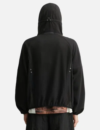 Plateau Studio Waffle Runner Jacket In Black