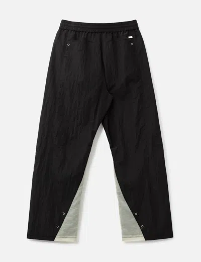Plateau Studio Curvy Nylon Pants In Black