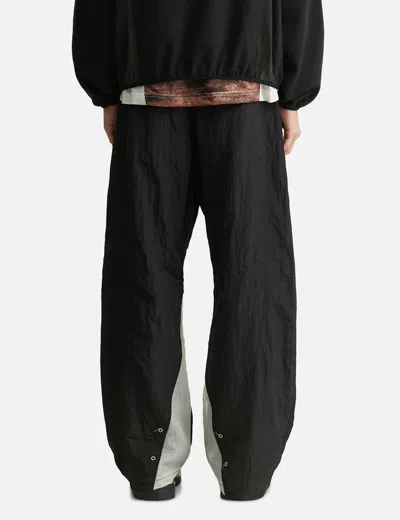 Plateau Studio Curvy Nylon Pants In Black