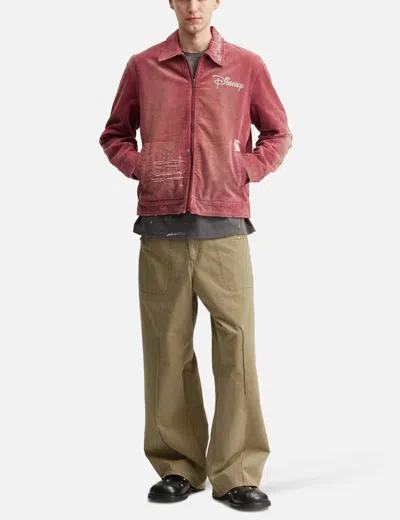 Plateau Studio Pin Tuck Work Pants In Brown