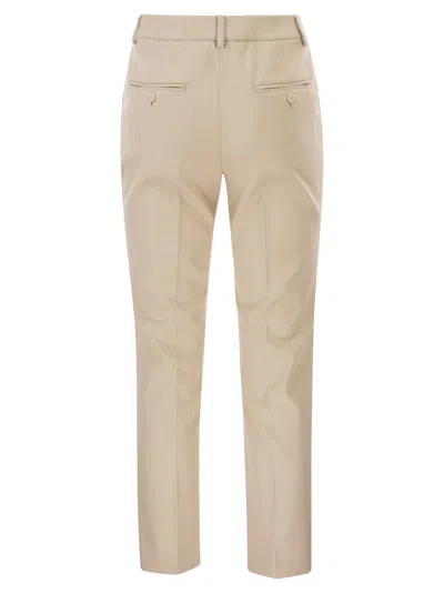 Weekend Max Mara Belt Loop Casual Pants In Brown