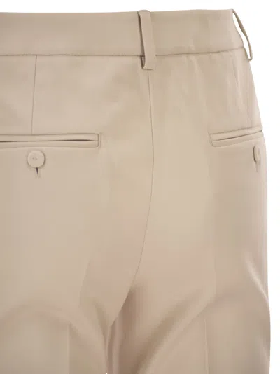 Weekend Max Mara Belt Loop Casual Pants In Brown