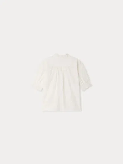 Bonpoint Letitia Button-up Blouse In White