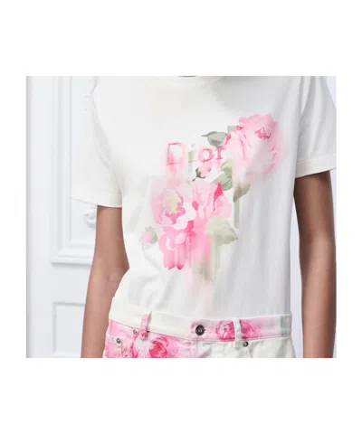 Dior Fitted T-shirt In White