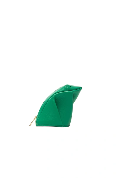 Shop Loewe Frog Coin Purse In Green