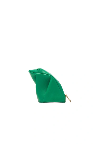 Shop Loewe Frog Coin Purse In Green