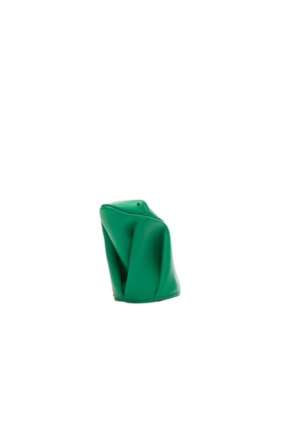 Shop Loewe Frog Coin Purse In Green