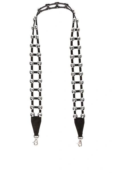 Shop Alexander Wang Attica Studded Cage Strap In Black.