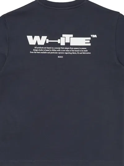 Off-white Type T-shirt In Blue