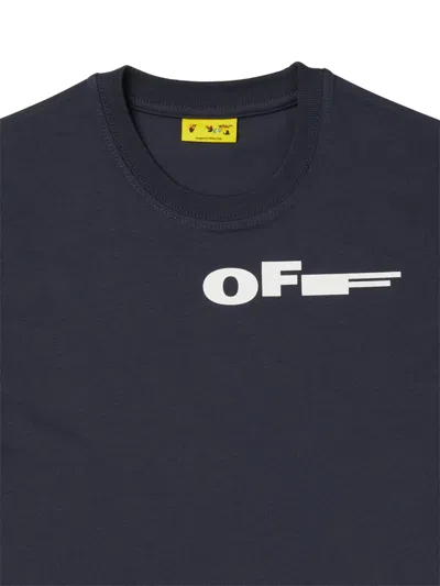 Off-white Type T-shirt In Blue