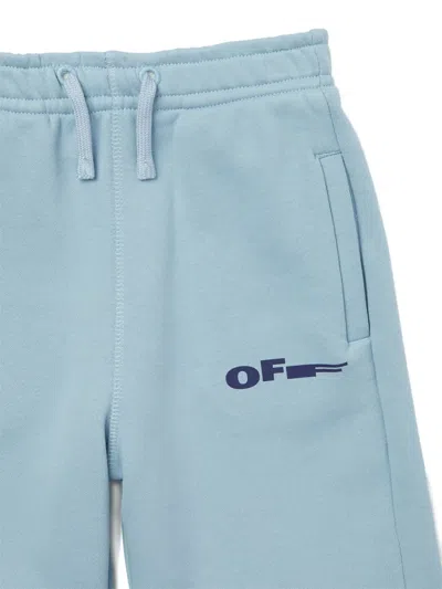 Off-white ショートパンツ  Kids ボーイ カラー アジュール In Blue