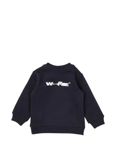 Off-white Type Sweatshirt In Blue