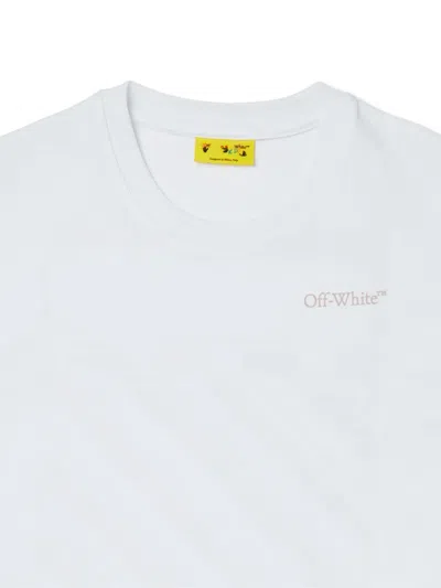 Off-white Scribble Diag T-shirt In White
