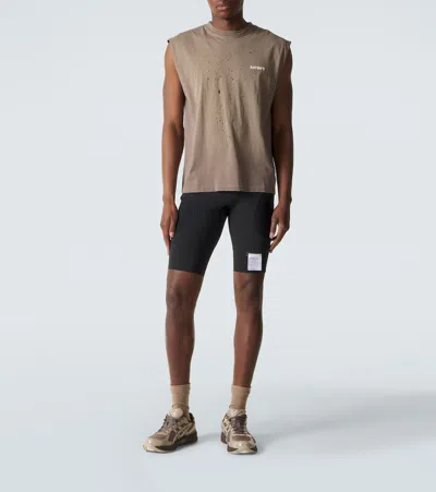 Satisfy Mothtech Cotton T-shirt In Brown