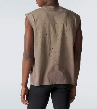 Satisfy Mothtech Cotton T-shirt In Brown