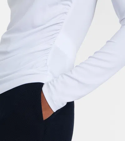 Max Mara Gomma Jersey T-shirt In White
