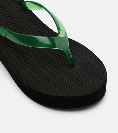 Ancient Greek Sandals Etheria Platform Thong Sandals In Black