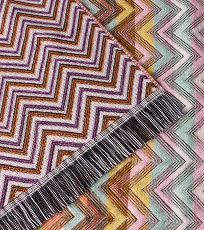 Missoni Antwan Fringed Wool-blend Throw In Multi