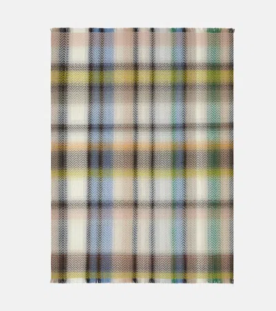 Missoni Zig Zag Wool-blend Throw In Neutral