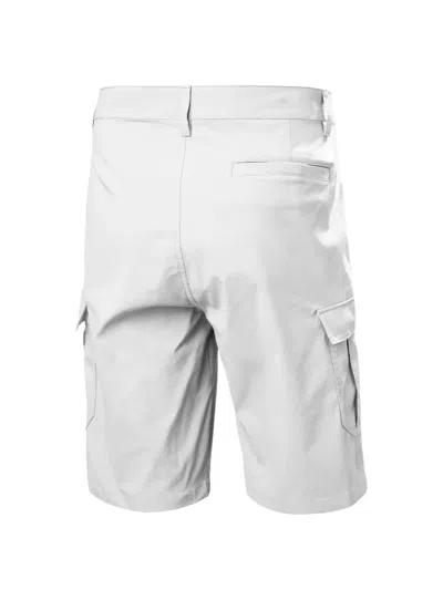 Helly Hansen Logo-patch Cargo Shorts In Gray