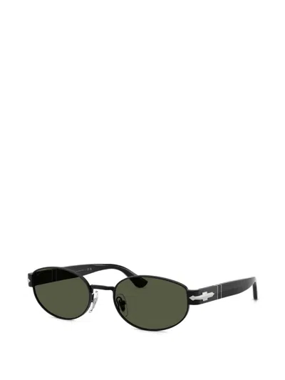 Persol Oval-frame Sunglasses In Black