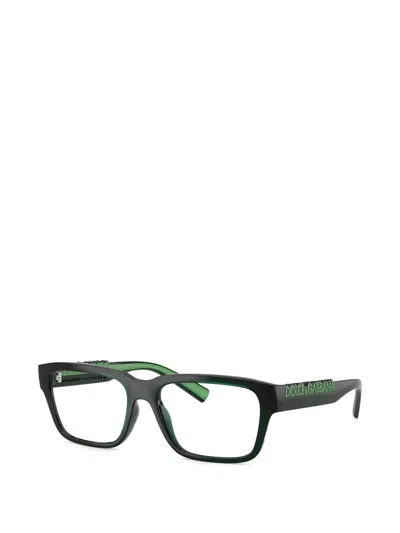 Dolce & Gabbana Square-frame Glasses In Black