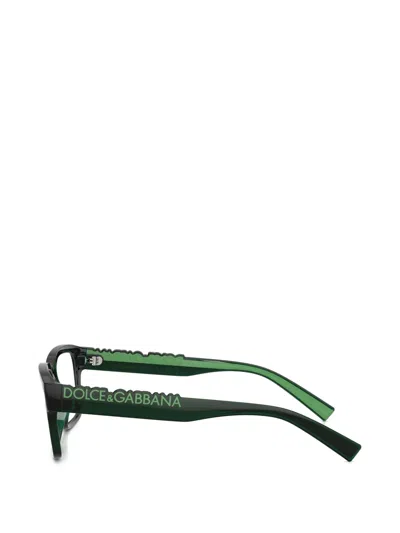 Dolce & Gabbana Square-frame Glasses In Black