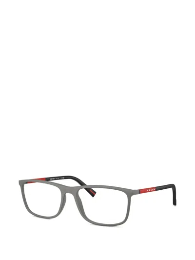 Prada Rectangle-frame Glasses In Gray