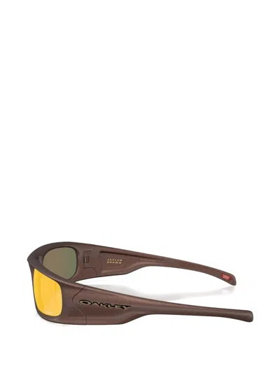Oakley Highland Rectangle-frame Sunglasses In Brown