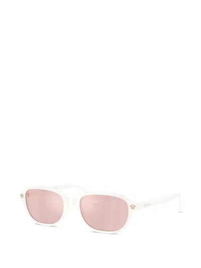 Versace Square-frame Sunglasses In White