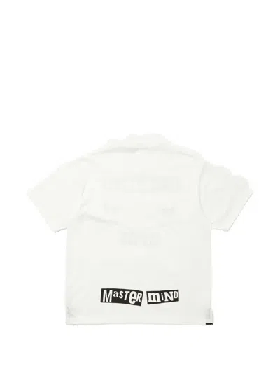 Mastermind Japan Short-sleeve T-shirt In White