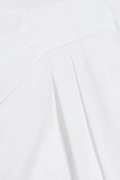 Simkhai Devlin Pleated Mini Skort In White In White