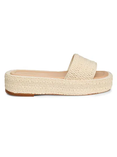 22élevé Women's Crochet Platform Sandals In Neutral | ModeSens