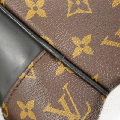 Pre-owned Louis Vuitton Black Brown Backpack () In Multi