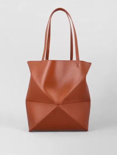 Loewe Medium Puzzle Fold Tote In Calfskin