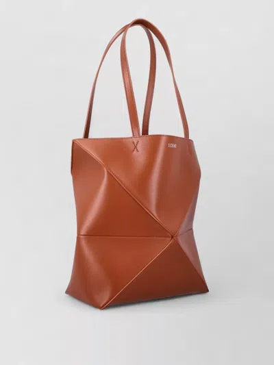 Loewe Medium Puzzle Fold Tote In Calfskin