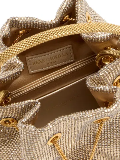 René Caovilla Deva Mini Bag In Neutral