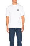 Loewe Slim-fit Logo-embroidered Cotton-jersey T-shirt In White