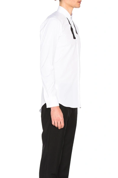 Neil Barrett Bow Tie Print Heart Shirt In White | ModeSens