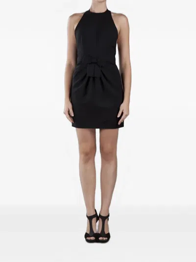 Dsquared2 Bow-embellished Mini Dress In Black